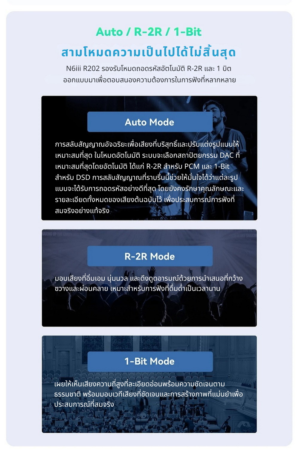 Cayin N6III + C201/E203/R202 เครื่องเล่นเสียงดิจิทัลคุณภาพระดับมาสเตอร์ เปลี่ยนบอร์ดเสียงได้ ประกันศูนย์ไทย