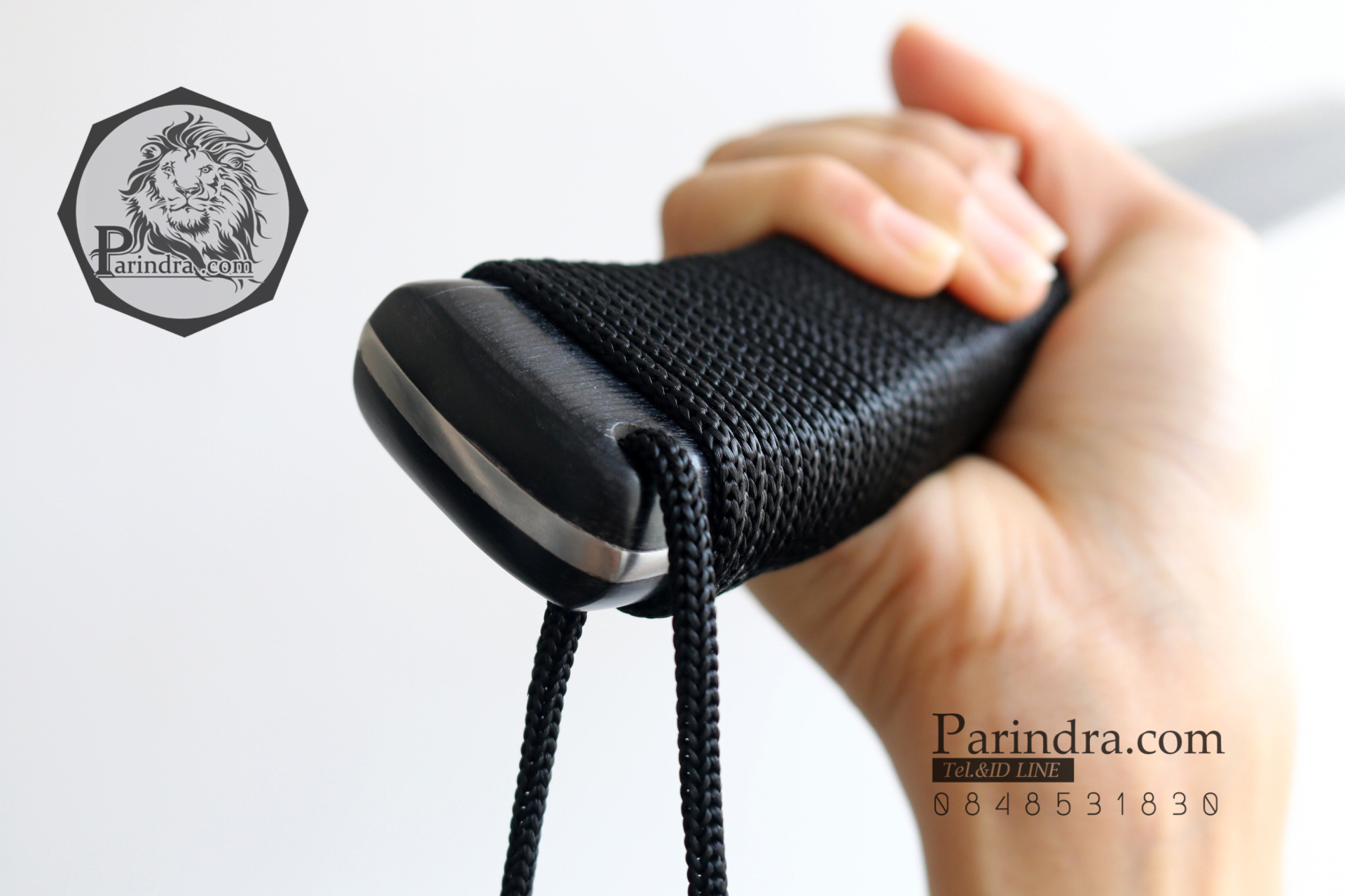 มีดใบตายมาเชเต้ เบิกไพร ดำล้วน กวัดแกว่ง ขาดสะบั้น ขนาด 20 นิ้วไฟเบอร์กลาสพันเชือก