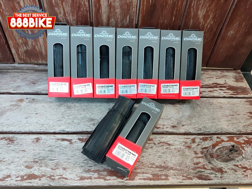 ยางนอกเสือหมอบ Chaoyang 700x25c silica compound, EB50205003F 120TPI มีกันหนาม TUBELESS READY, H-494