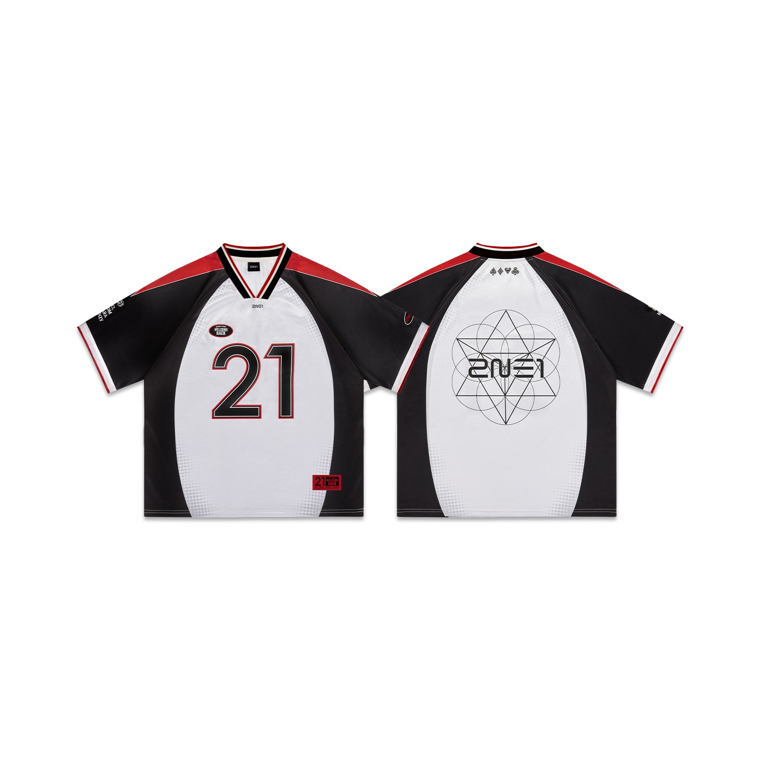 PRE เสื้อเบสบอล [WELCOMEBACK] 2NE1 TOUR UNIFORM (ของแท้ 100%) นำเข้า 14-25 วัน