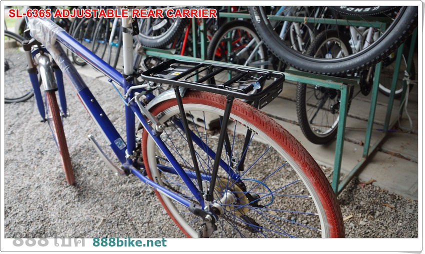 ตะแกรงท้ายทัวร์ริ่ง อลูมิเนียม SL-6365 ,24"-700C ALLOY REAR CARRIER