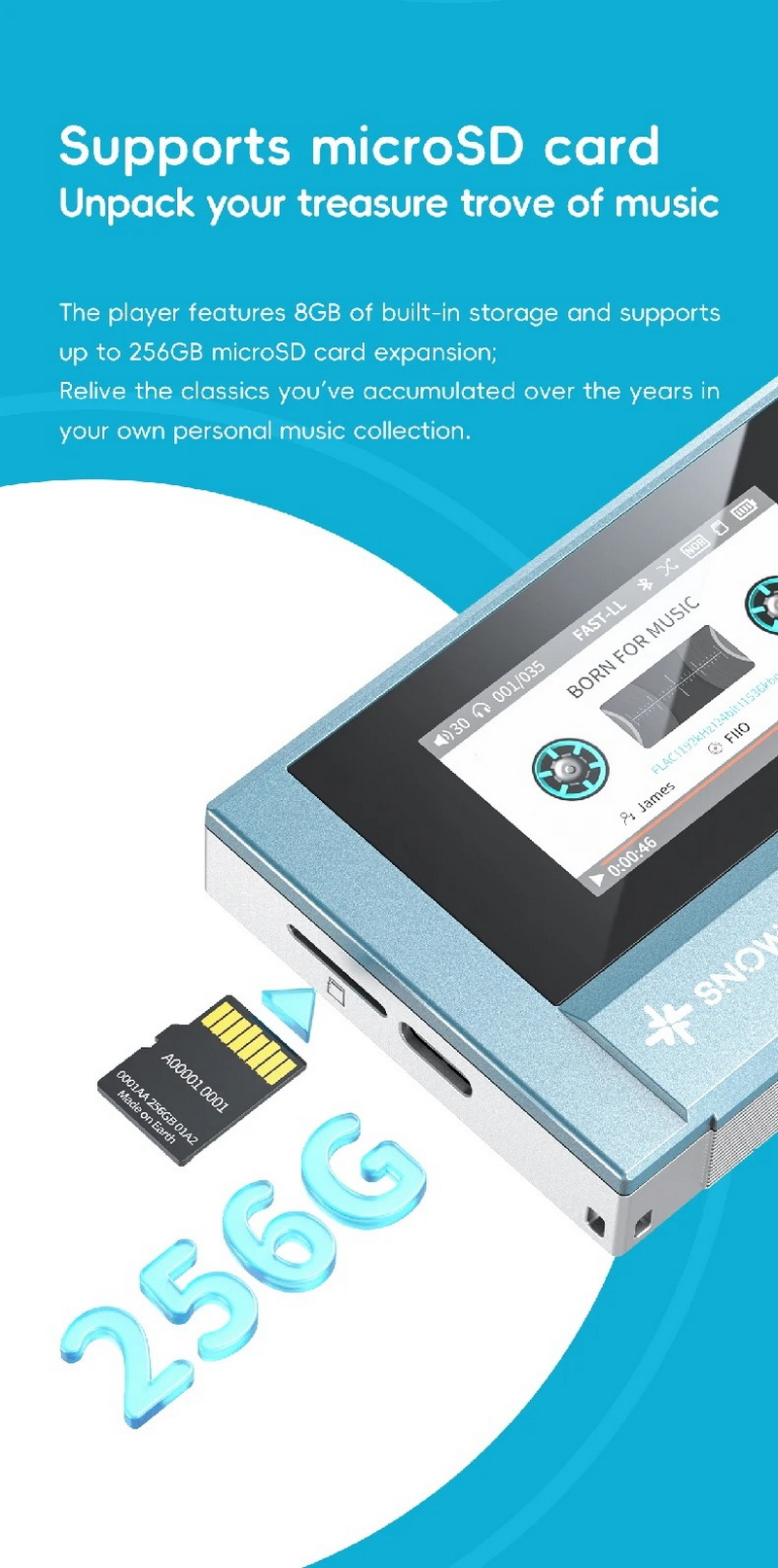 Snowsky Echo Mini DAP เครื่องเล่นพกพา lossless ชิป Dual CS43131 รองรับ Hi-Res ประกันศูนย์ไทย