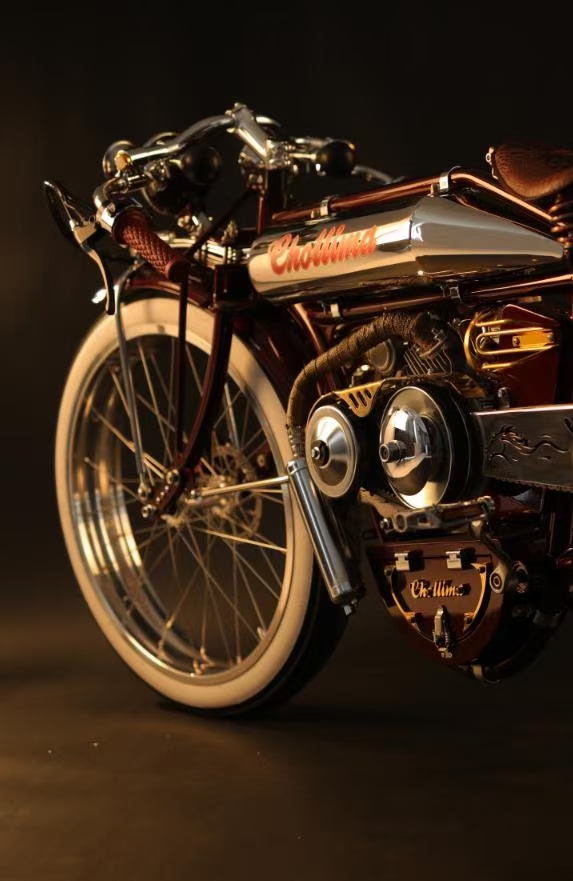 มอเตอร์ไซค์ CHOLLIMA Monster Chopper Bike เครื่องยนต์ 6.5HP Motor 212CC ถังน้ำมัน 15L Gas Tank ปั่นได้ บิดได้