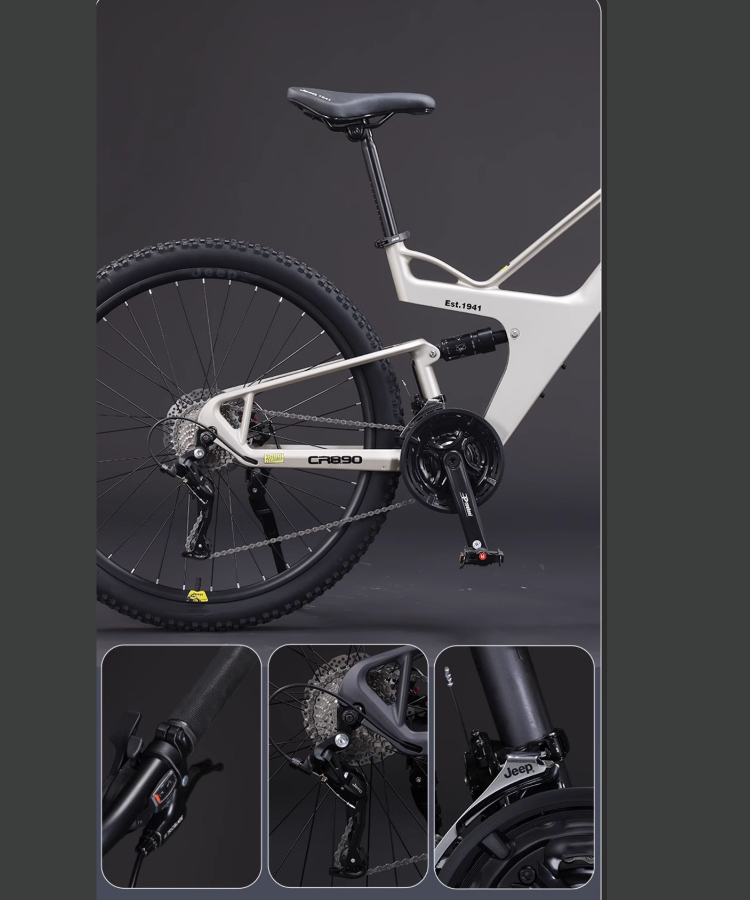 JEEP CR890 Mountain Bike – 30-Speed Hydraulic Disc Brake, 26"/27.5" Wheels | Durable, Powerful, All-Terrain Ready