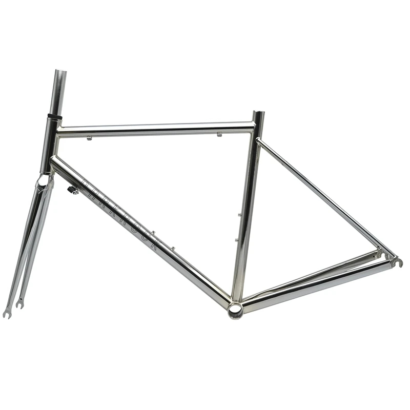 DARKROCK 702 Road Bike Frame with Fork, Cr-Mo Steel 4130 bicycle frame 700C steel frame
