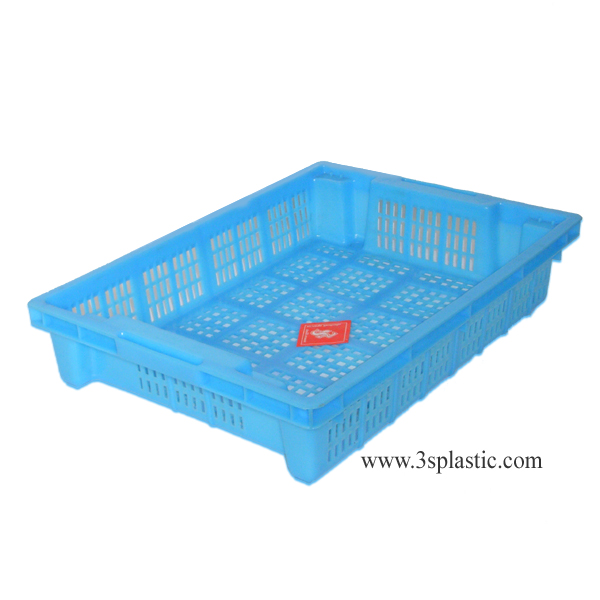 NO.407 ตะแกรงพลาติก Food grade (100ใบ+) HDPE 36.5 x 49 x 9.5
