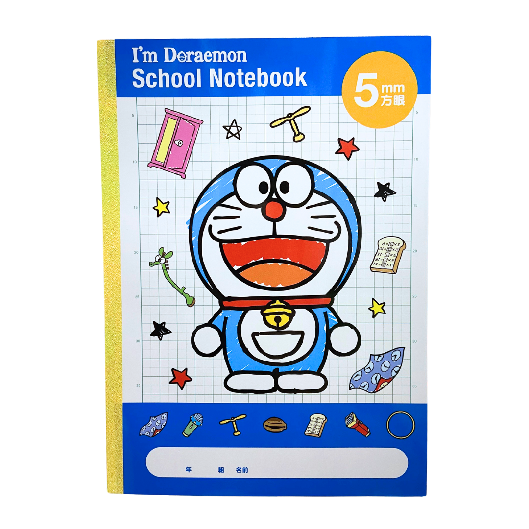 Grid Notebook จาก Daiso Japan มี 3 ลาย Disney Princess / Doraemon / Toy Story