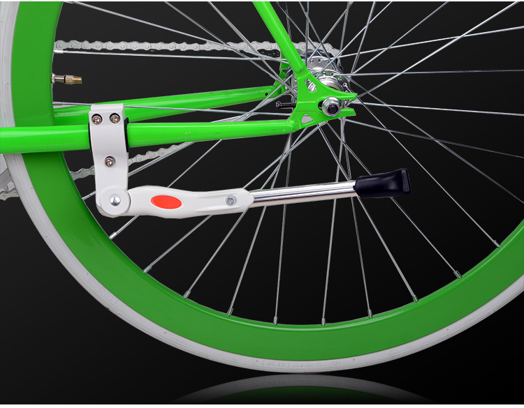 ขาตั้งอลูมิเนียม จับจุดเดียว ปรับระดับได้ สีดำ HS-001 ADJUSTABLE KICK STAND