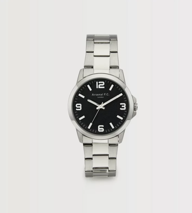 นาฬิกาอาร์เซนอล Arsenal Silver Gunmetal ของแท้