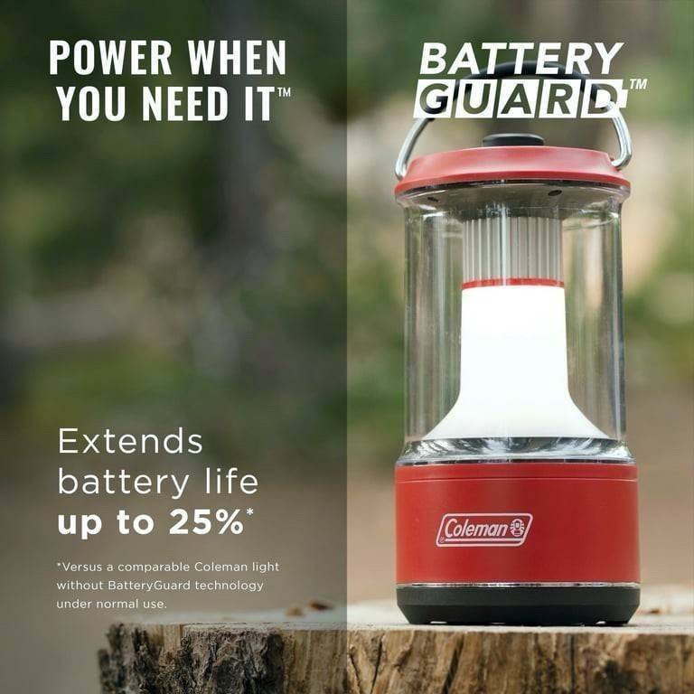 โคมไฟ Camping Lantern Coleman Battery Guard LED