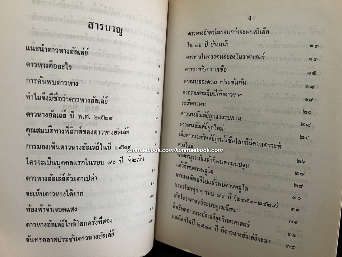 ดาวหางกับราศีเกิด โดย จรัญ พิกุล