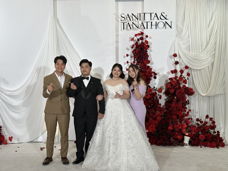 พร้อมเช่า ชุดสูทชาย สูทสีน้ำตาล Coffee Brown กระดุม 2 แถว Double-breasted Suit