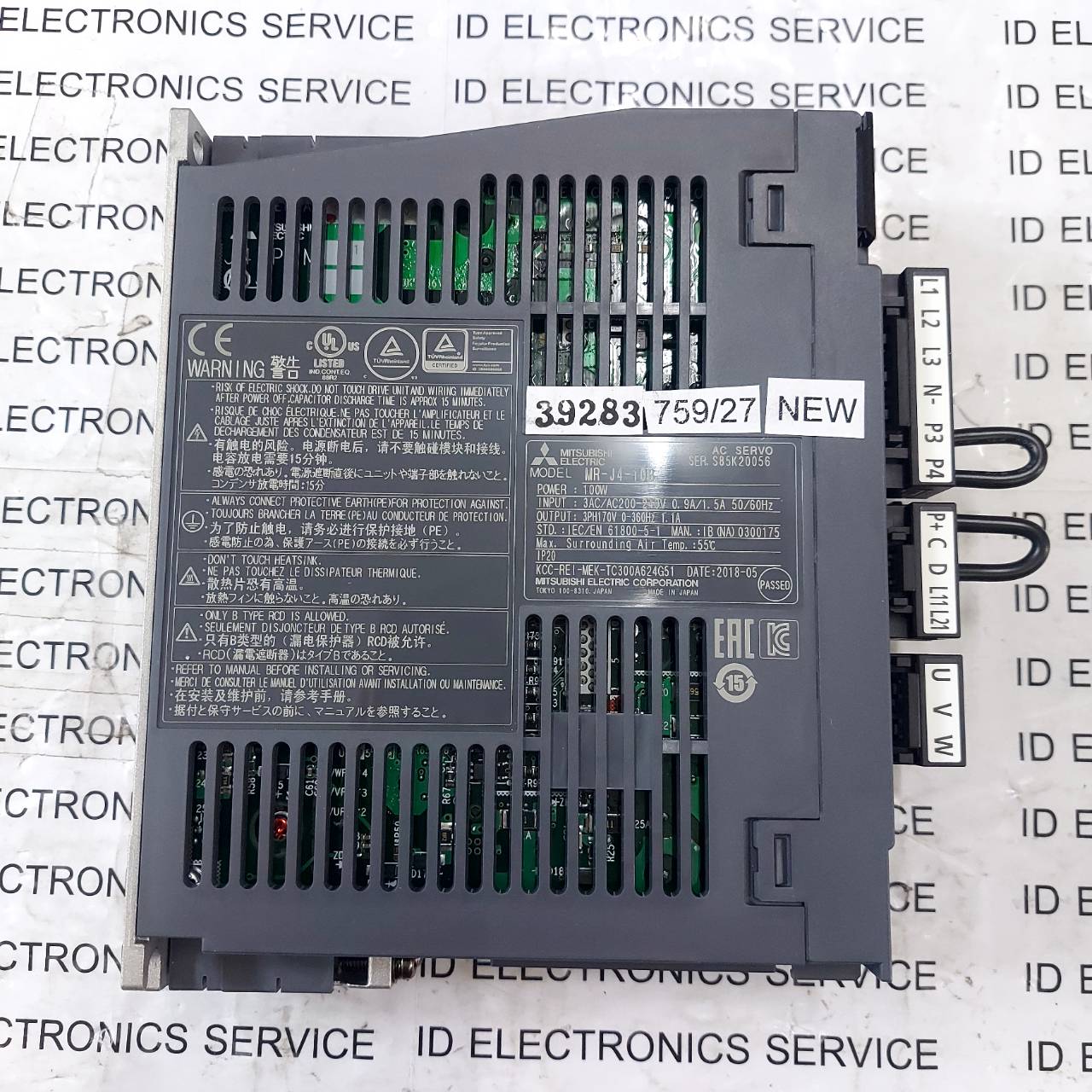 MR-J4-10B SERVO DRIVE " MITSUBISHI "