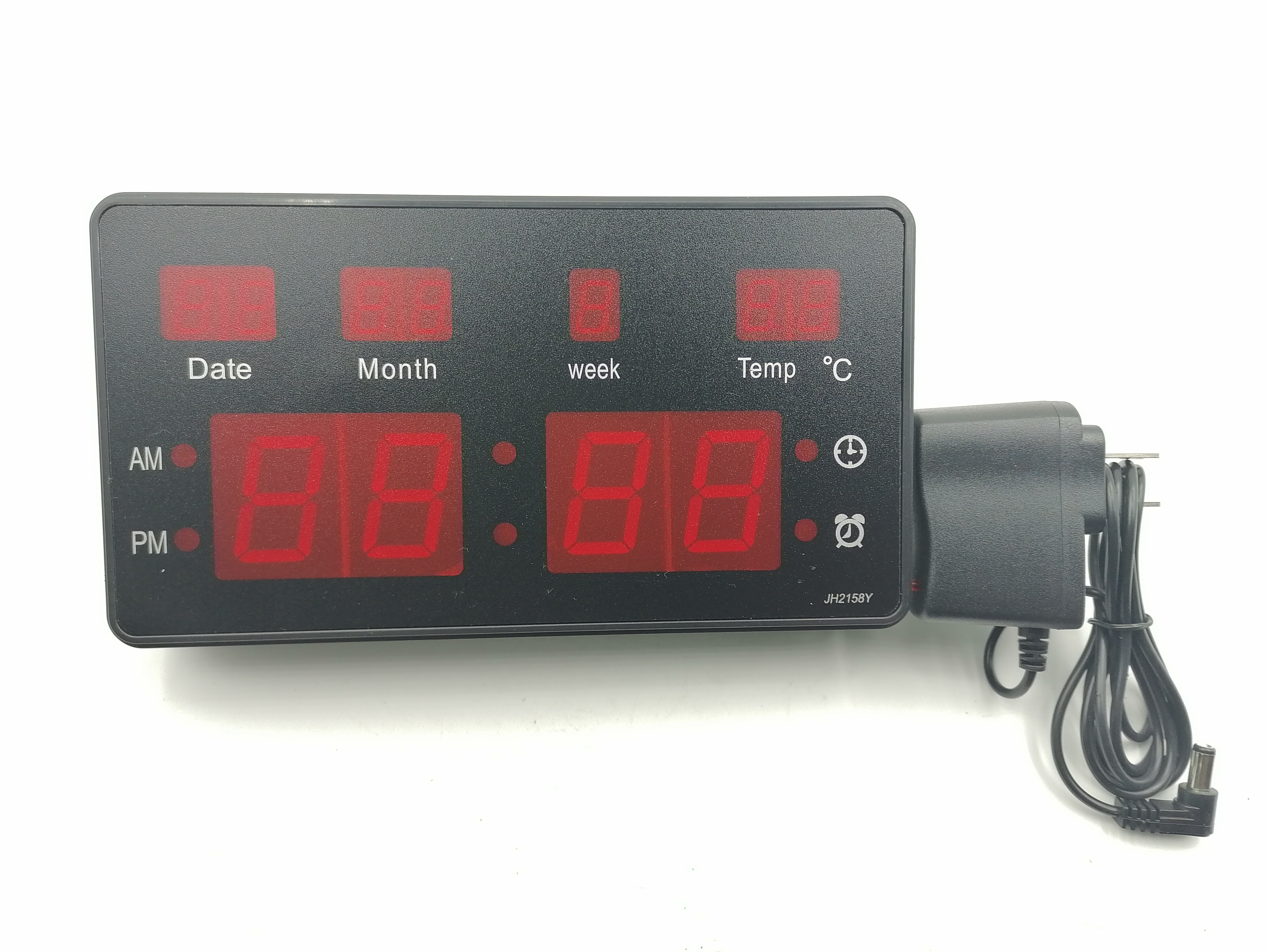 นาฬิกาดิจิตอล-นาฬิกาปลุก Digital LED (JH2158) 19cm.x10cm.