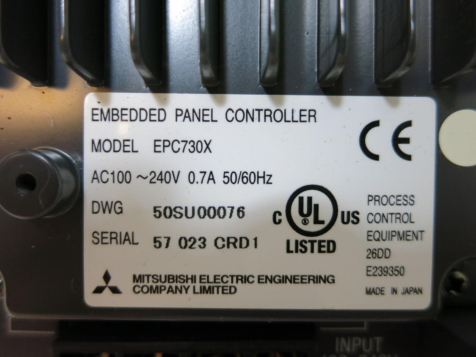 EPC730X HMI " MITSUBISHI "