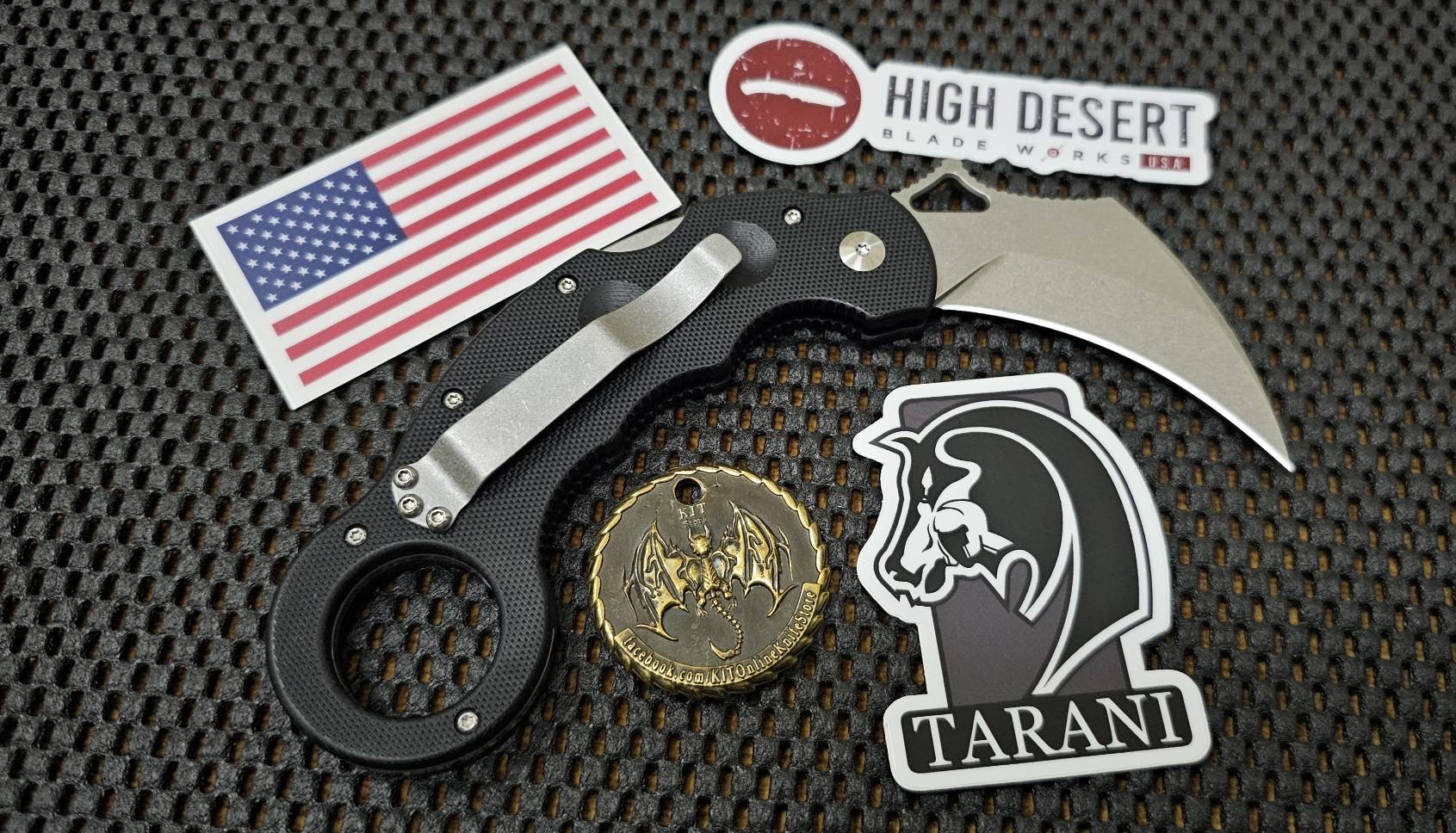 High Desert TARANI Journeyman BRAMP Karambit - Black