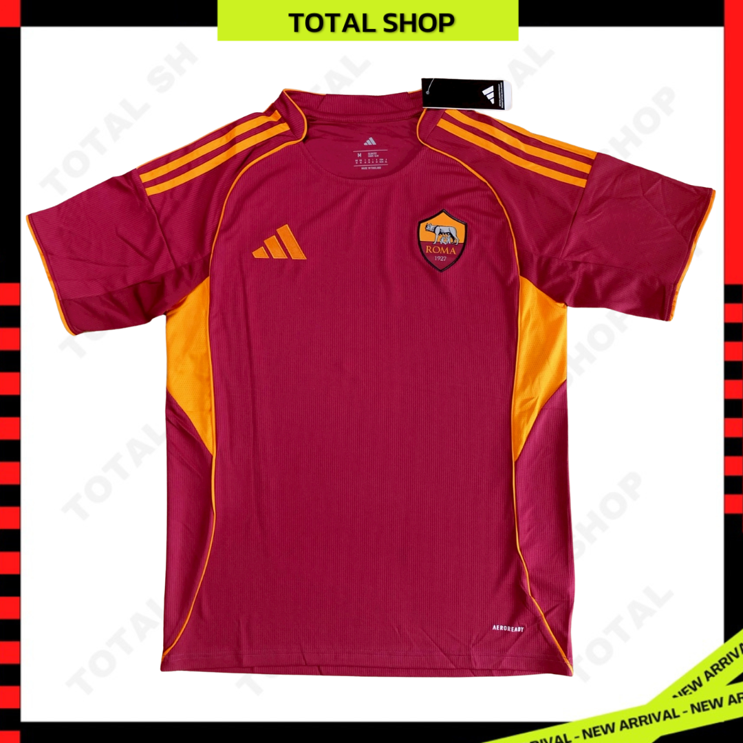 As Roma 2025/26 Home Jersey เสื้อโรม่าฤดูกาลใหม่