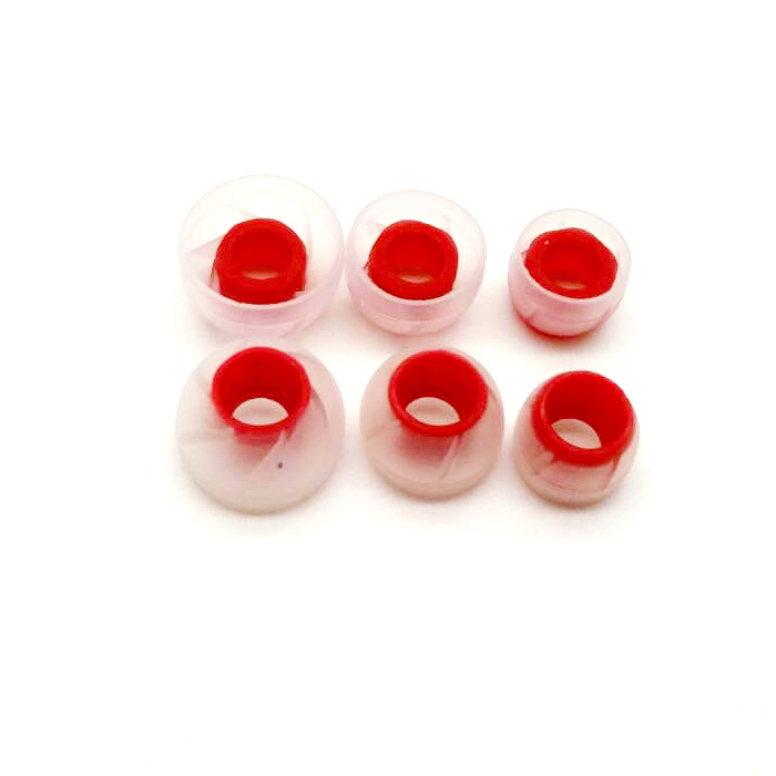 ขาย x-tips จุกหูฟังแกนพัดลมสำหรับอินเอียร์ทั่วไป ขนาด 5mm 6คู่ 200 นุ่มเบาสบายหู