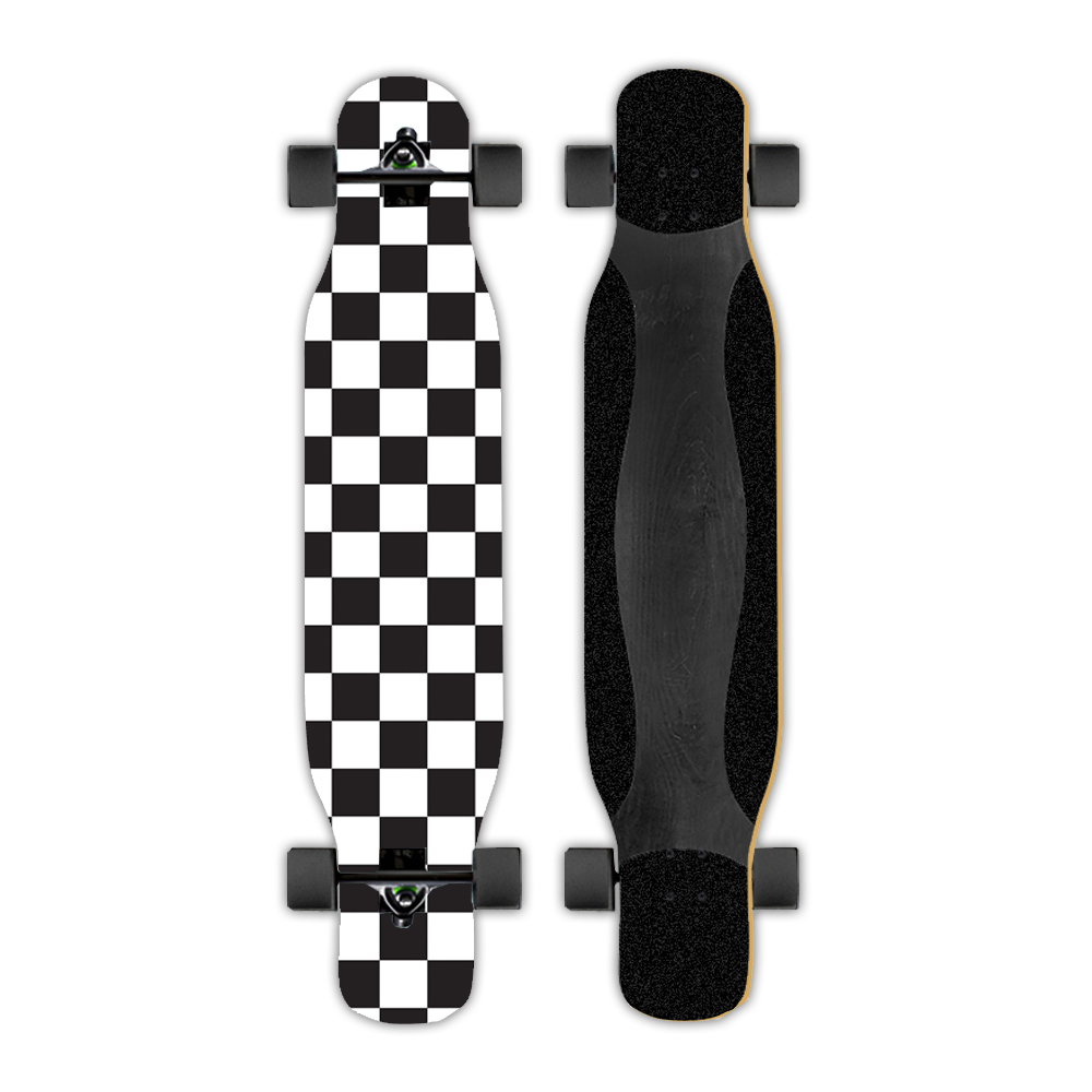 ARDEA AR957 Longboard ลองบอร์ด วัสดุไม้ Maple 8 ชั้น (Truck สีดำ)