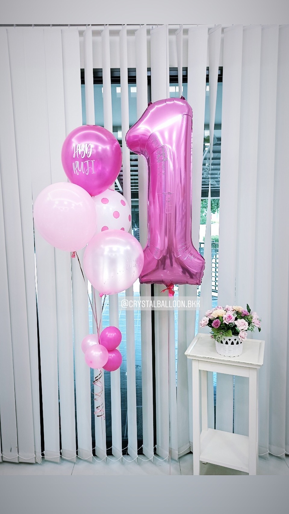 ลูกโป่ง วันเกิดเด็ก ฟอยล์ตัวเลข ขนาด 40" 1 ชิ้น พร้อม ช่อลูกโป่ง ช่อ 4 ลูก 1 ช่อ,ลูกโป่งลายจุด พร้อมตกเเต่ง สามารถเปลี่ยนสีลูกโป่ง/เปลี่ยนข้อความ/เปลี่ยนสี-ฟอยล์ตัวเลขได้