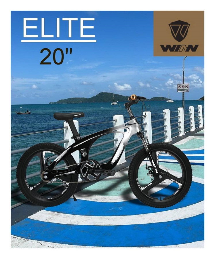 จักรยานเสือภูเขาเด็ก WINN ELITE 20 ตัวถังเฟรมแมกนีเซียม ล้อแมกซ์แบบ 3 ก้าน สวยมีสไตล์ 20นิ้ว