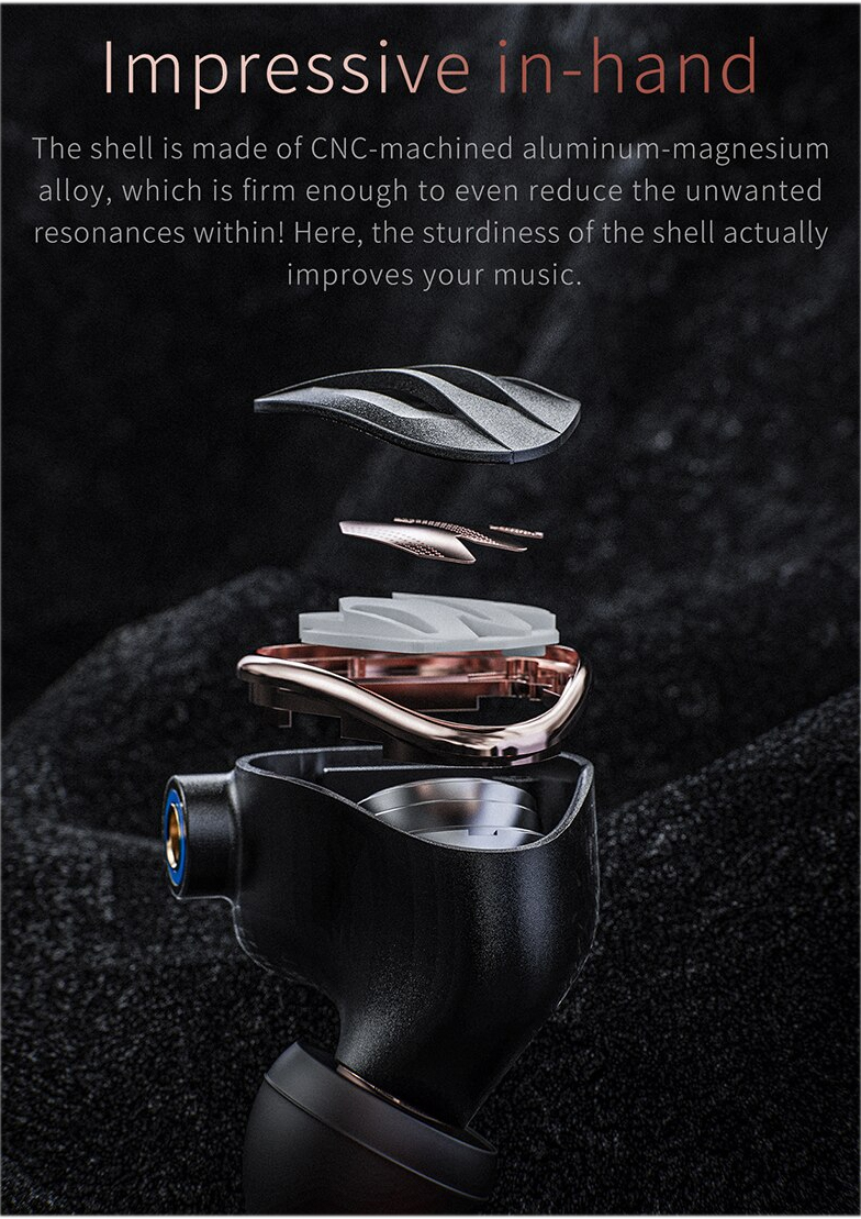 ขาย FiiO FH5S หูฟัง 4 ไดรเวอร์ 2DD+2BA ประกันศูนย์ไทย