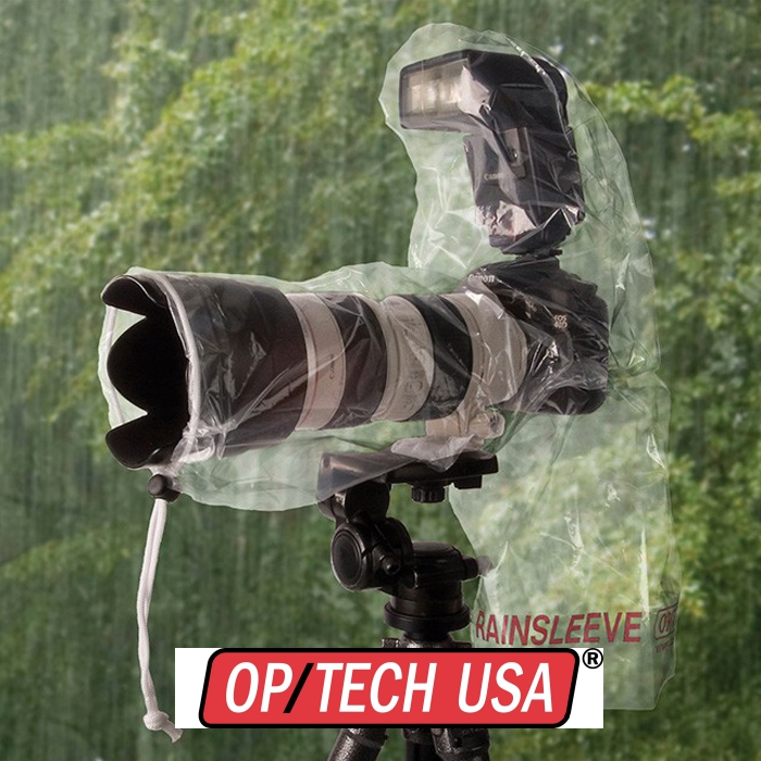 Optech USA rainsleeve for flash & 14″ lens ถุงกันฝนสำหรับกล้องดิจิตอล สำหรับการถ่ายภาพในช่วงหน้าฝน หรือช่วงสงกรานต์ ราคาส่ง ส่งฟรีems