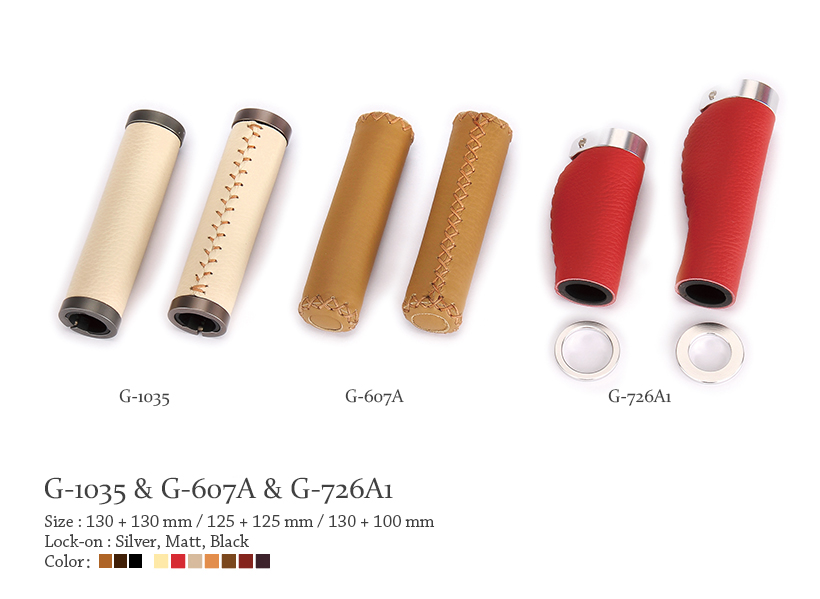 ปลอกแฮนด์หนังแท้ G-YES,G-607A