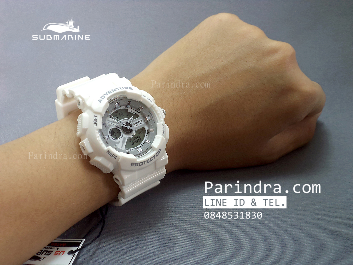 นาฬิกา US submarine Adventure Protector รุ่น TP3163L สีขาวตัดดำ
