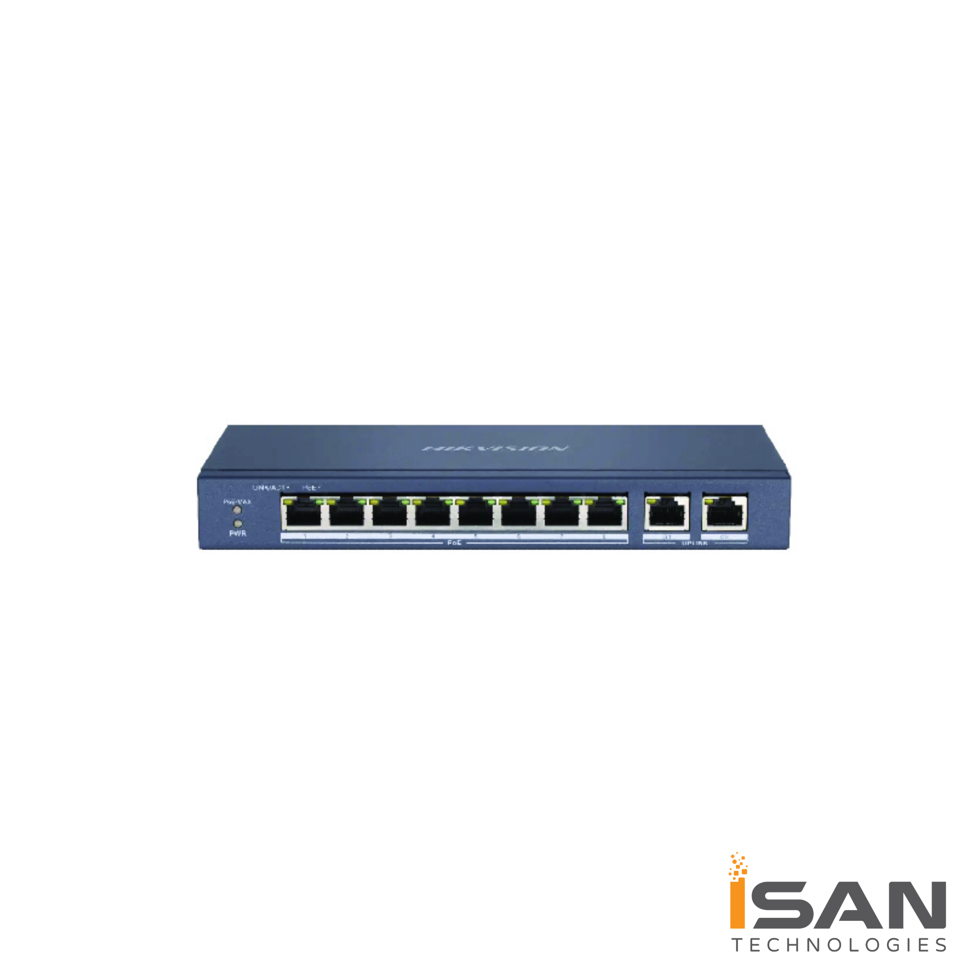 DS-3E0310P-E/M Hikvision PoE Switch 8Ports