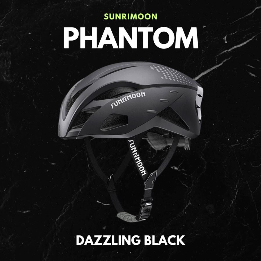 หมวกปั่นจักรยาน SUNRIMOON รุ่น CS-43 PHANTOM M (54-57 ซม.) | หมวกกันน็อคจักรยานพร้อมเทคโนโลยีความปลอดภัย