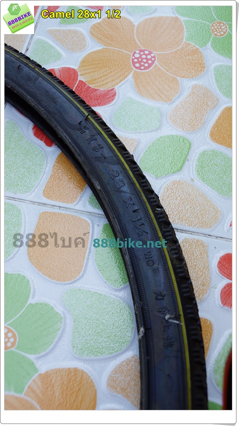 ยางนอกจักรยาน CAMEL 28x1 1/2, ยาง3ล้อ หนัก 1200กรัม