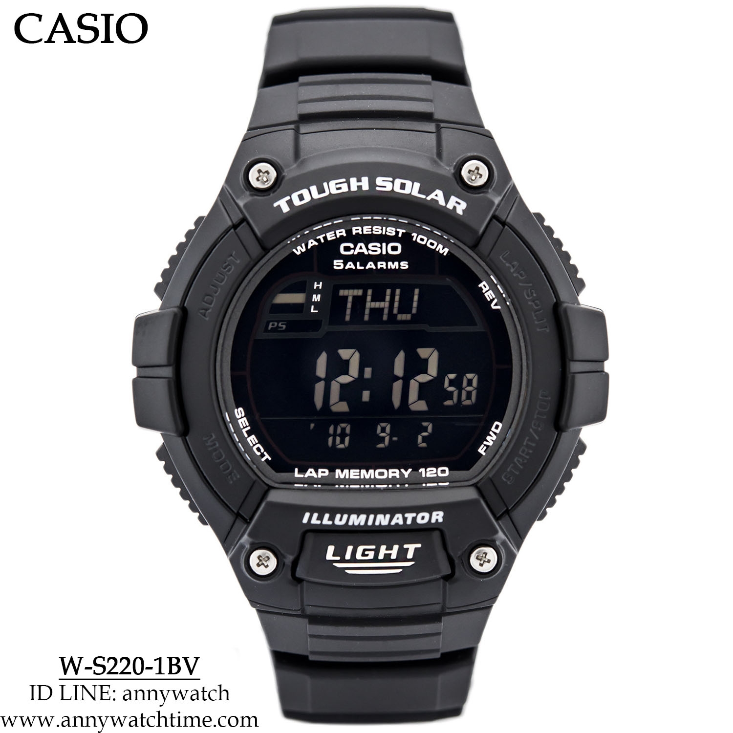 CASIO W-S220-1BV