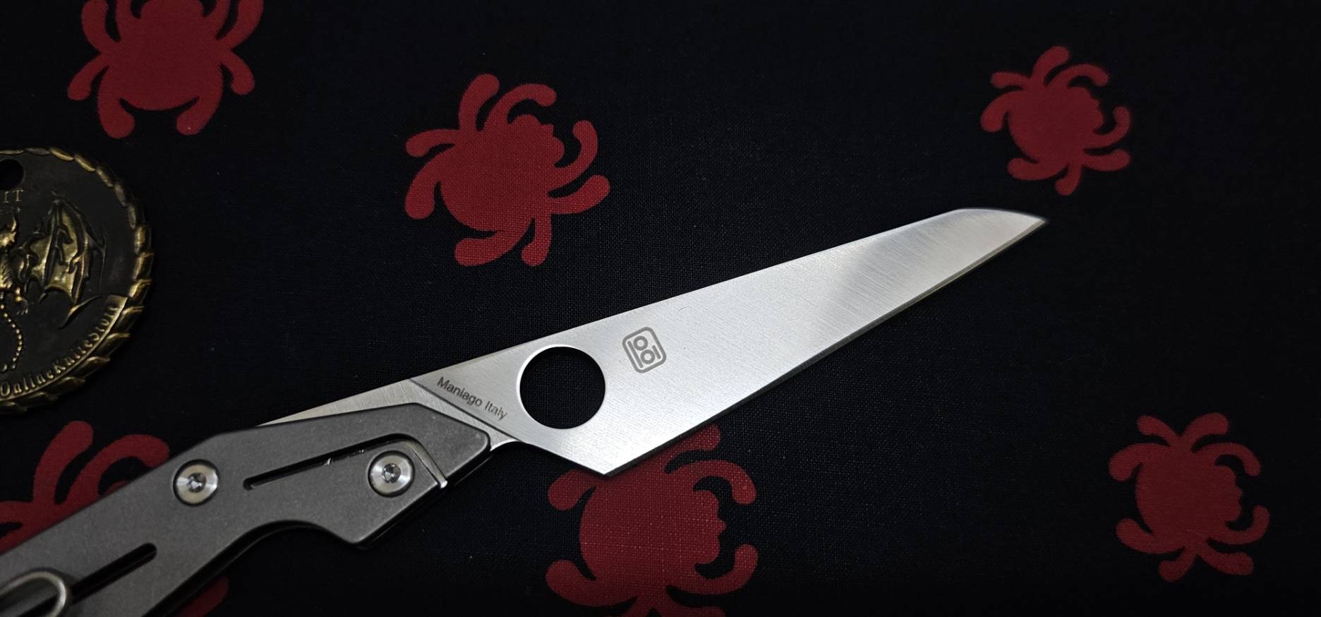 Spyderco NAND Slipit Knife Titanium (3.2" Satin M398)