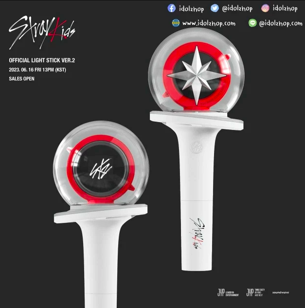 PRE. แท่งไฟ Stray Kids OFFICIAL LIGHT STICK Ver.2 ของแท้ 100% (รอนำเข้า 14- 25 วัน )