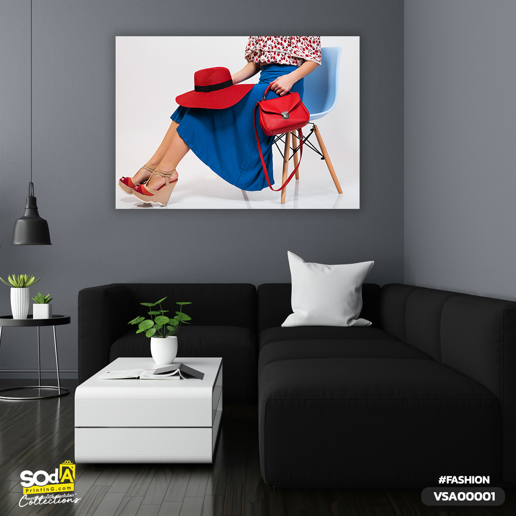 ภาพตกแต่งบ้านสำเร็จรูป Fashionista VSA00001 #SOdAcollection #ภาพตกแต่งบ้านสไตล์แฟชั่น #ภาพแฟชั่น #แฟชั่น #FASHION