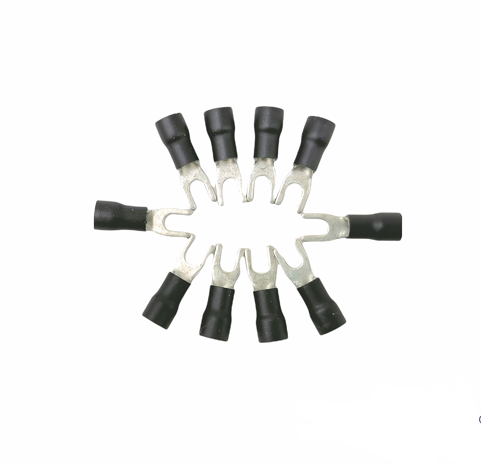 หางปลาแฉก มีปลอกหุ้ม RV 3.5-4 (ห่อ=10ตัว) คละสี