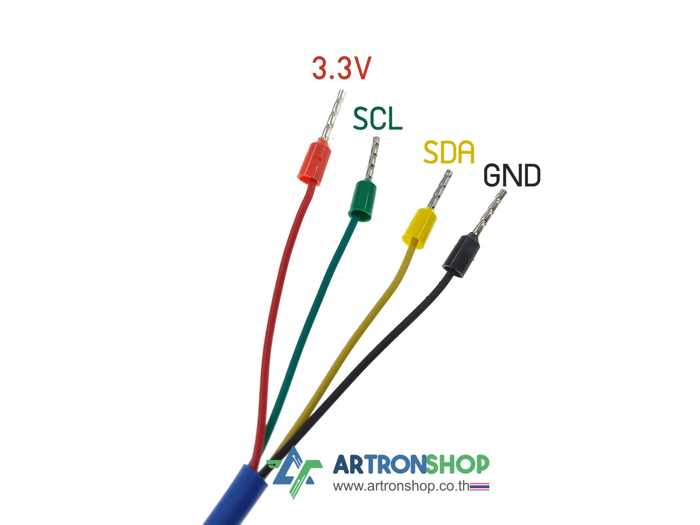 SHT45 เซ็นเซอร์วัดอุณหภูมิและความชื้นความแม่นยำสูง ±0.1°C / ±1.0%RH หัวกันน้ำ I2C