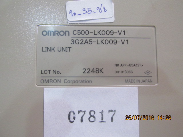 PLC “ OMRON ” รุ่น C500-LK009-V1