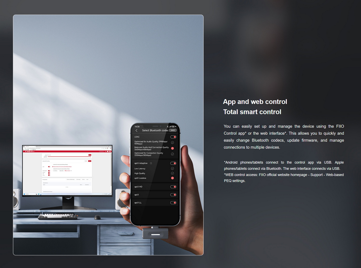 <PreOrder> FiiO Air Link เครื่องส่งสัญญาณ Bluetooth6.0 ความละเอียดสูง แบบพกพา ประกันศูนย์ไทย