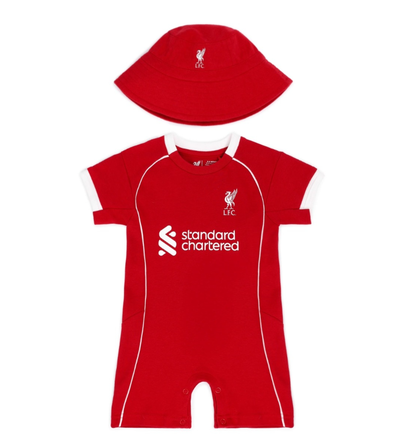เสื้อเด็กลิเวอร์พูลลายเสื้อเหย้า Baby 25/26 Home Romper ของแท้