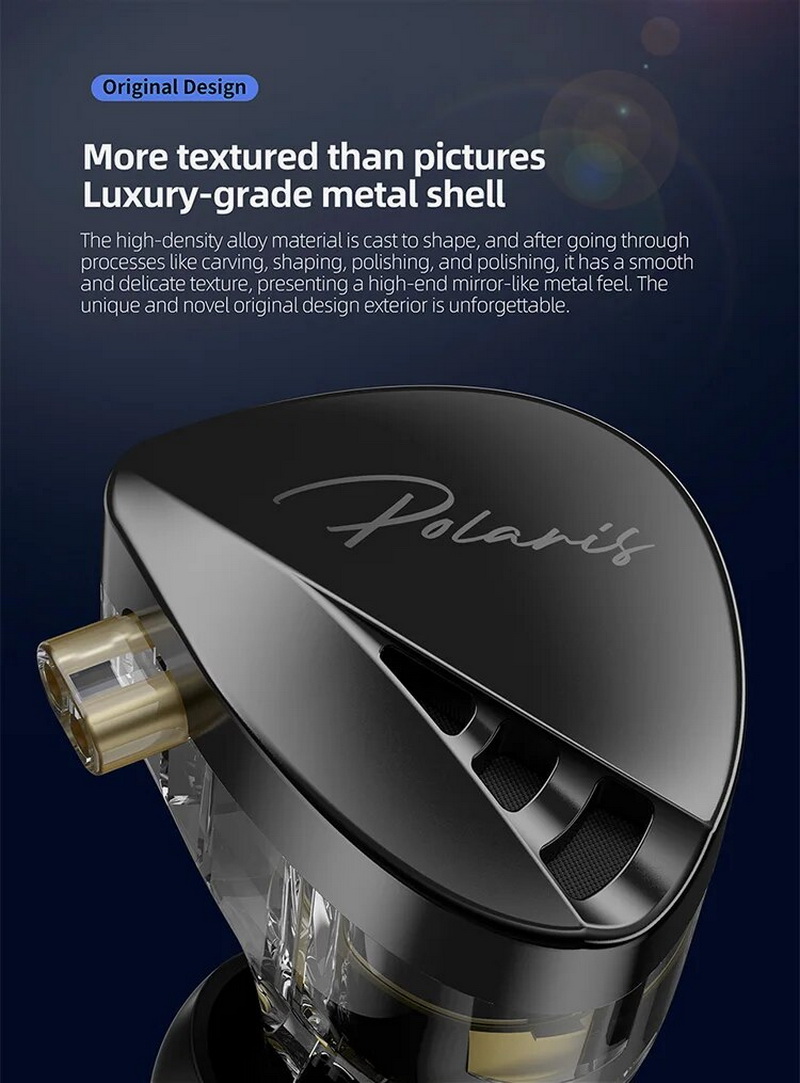 CCA Polaris หูฟัง IEMs ระดับมืออาชีพ พร้อมสวิตซ์ปรับแต่งโทนเสียง ประกันศูนย์ไทย