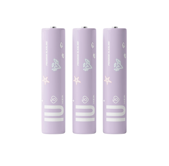ถ่าน AAA [2024 IU H.E.R.] [I-KE] BATTERY 1 SET 3 EA