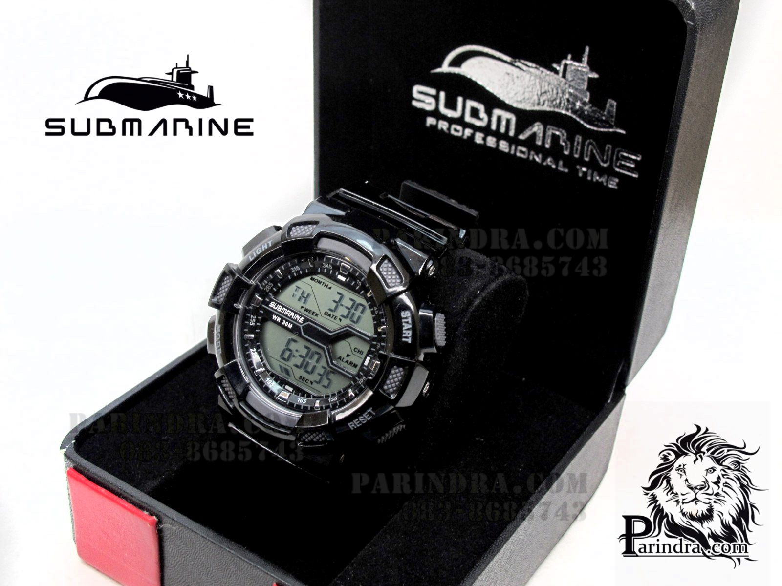 นาฬิกา US submarine รุ่น TP1311M ดำ-เทา พื้นเทา