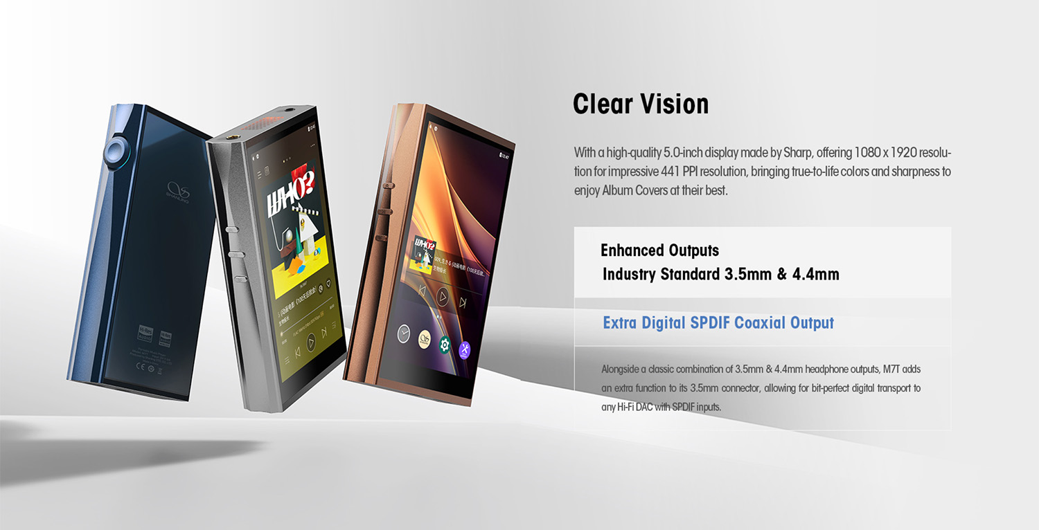 Shanling M7T DAP Android เสียงระดับเทพ ใช้หลอด JAN6418 คู่ ปรับโหมดเสียงได้ ประกันศูนย์ไทย