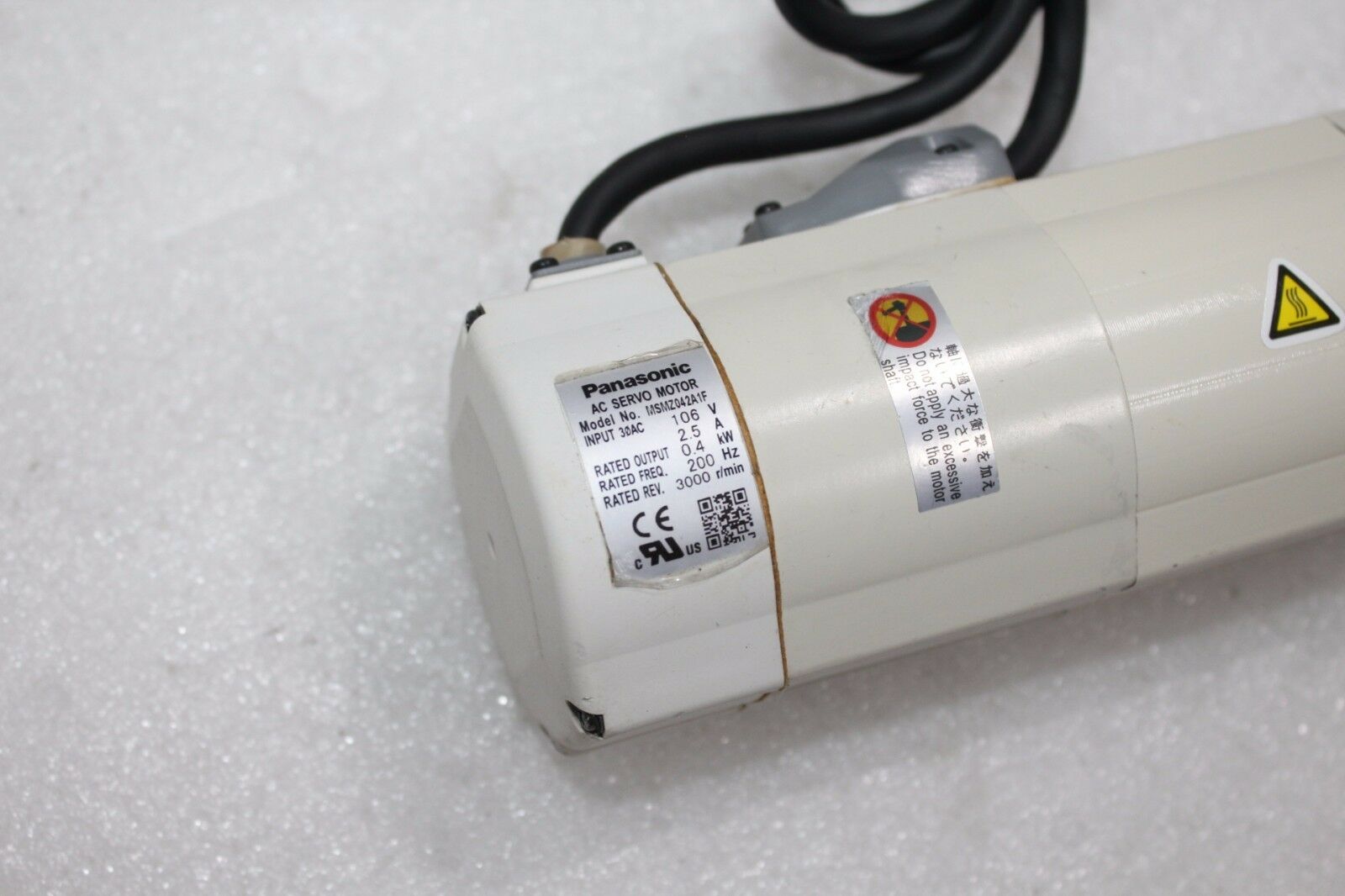 SERVO MOTOR " PANASONIC " รุ่น MSMZ042A1F