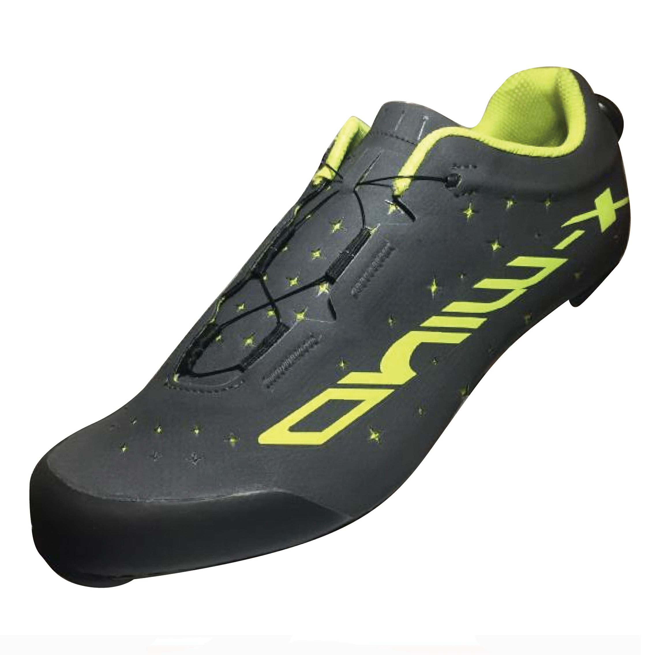 รองเท้า X-WIND K-PRO EXPERT K-pro Road shoes หน้ากว้าง มีสีเขียวนีออนและดำ Radium, Size 41, 42, 43, 44