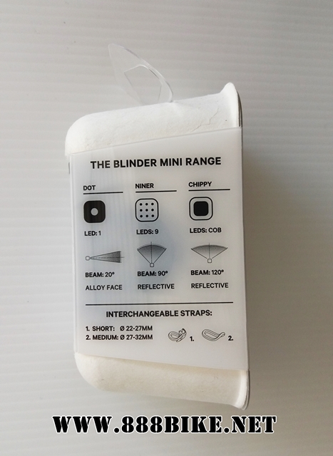 KNOG ไฟหน้าไบเดอร์มินิชิพปี้ MINI CHIPPY, หลอดเหลี่ยม