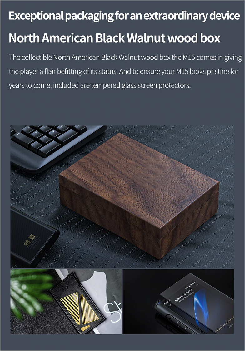 ขาย FiiO M15 สุดยอด DAP พกพาระดับเรือธง แห่งยุค รองรับ Bluetooth 5.0 atpX , Tidal , Spotify , LDAC
