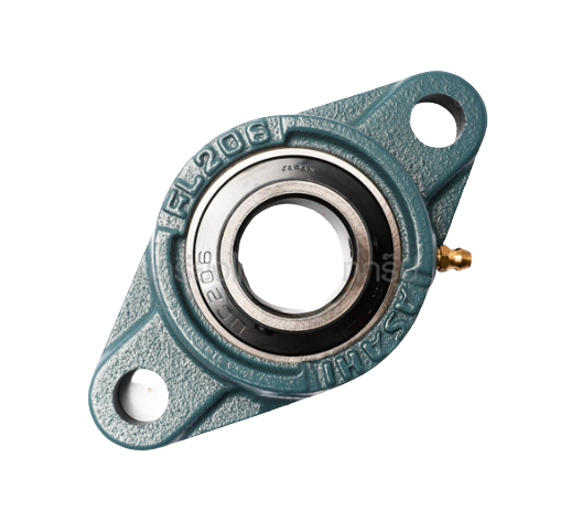 ตลับลูกปืนตุ๊กตา ทรงวงรี (รูปไข่) รูเพลา 30 มิลลิเมตร ASAHI อาซาฮี รุ่น UCFL206 Pn.A211-0140 (แท้) ##